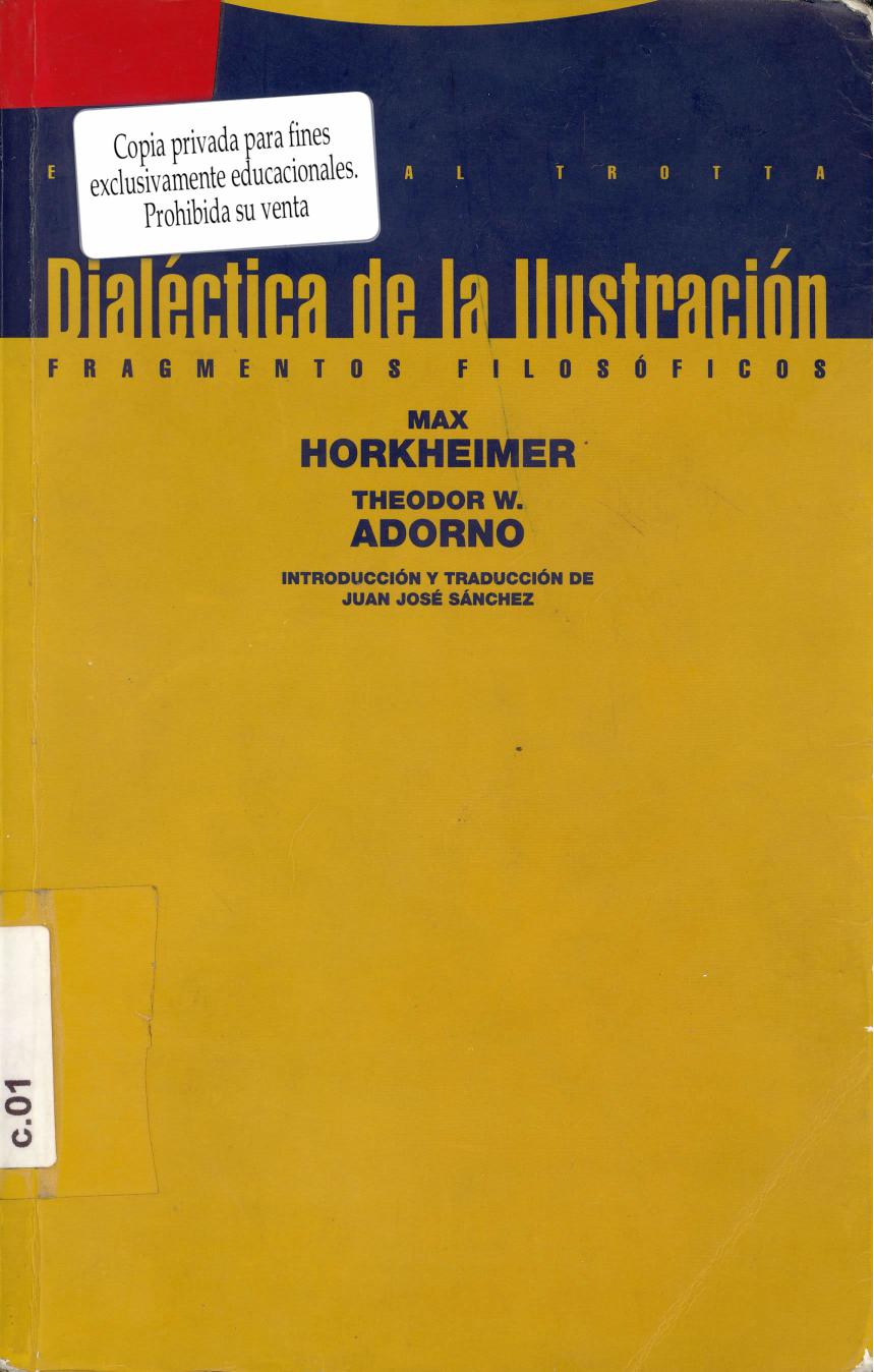 Dialéctica de la Ilustración